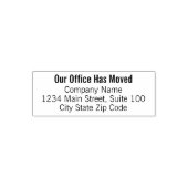 当社のオフィスはビジネスを動かす発表を動かした セルフインキングスタンプ (デザイン)