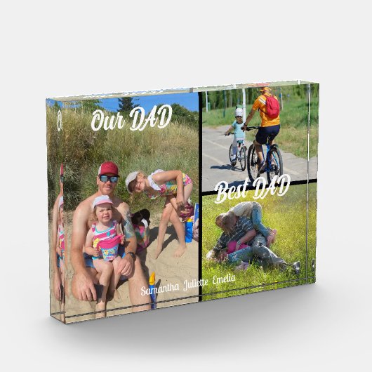 当社のパパ最高のパパ3フォトコラージュ表示ブロック フォトブロック (左)