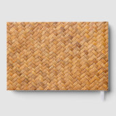 当社のビーチハウス織りパームリーフマットへようこそ ゲストブック (裏面)