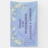 当社のフローラバ結婚ナーへようこそ 横断幕 (縦)