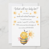 当社のベビーBee Genderがパーティーを明らかにする 招待状 (正面)