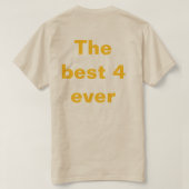 当社のロゴが入った素晴らしいTシャツ Tシャツ (デザイン裏面)