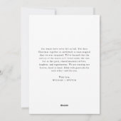 当社の初めてのクリスマスエレガントビーチ結婚式写真 シーズンカード (裏面)