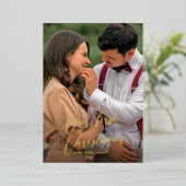 当社の初めてのクリスマススクリプト新規名前タータンチェックHo 箔シーズンカード (立ち正面)