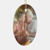 当社の初めてのクリスマスセラミックスオーバルオーナメント セラミックオーナメント (右)