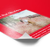 当社の初めてのクリスマス写真テンプレート – 独自の作成 フォトプリント            (角)