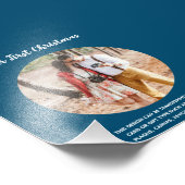 当社の初めてのクリスマス写真テンプレート – 独自の作成 フォトプリント            (角)