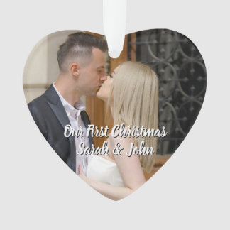 当社の初めてのクリスマス写真 オーナメント