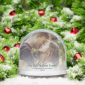 当社の初めてのクリスマス婚約したモダン写真 (クリスマス)