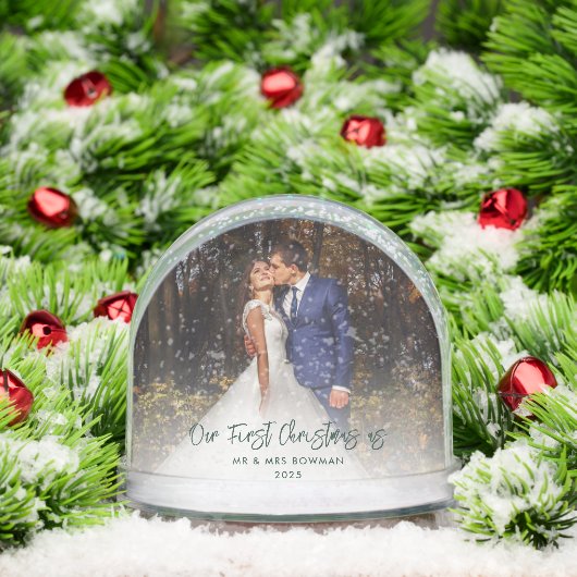 当社の初めてのクリスマス結婚した写真モダン (クリスマス)