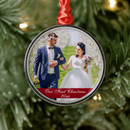 当社の初めてのクリスマス結婚ズのプレミアムオーナメント メタルオーナメント