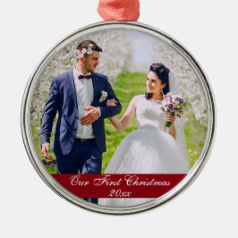 当社の初めてのクリスマス結婚ズのプレミアムオーナメント メタルオーナメント