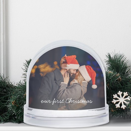 当社の初めてのクリスマス2フォトスノーグローブ