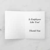 「当社の成功鍵」ビジネスありがとう サンキューカード (内部)