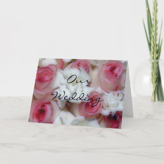 当社の結婚ノートカード カード (正面)