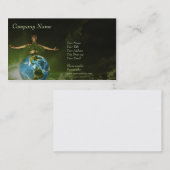 当社の自然名刺の保護者 名刺 (正面/裏面)