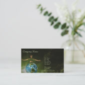当社の自然名刺の保護者 名刺 (スタンド正面)