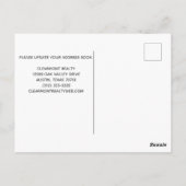 当社はブルービジネススカイラインの移転に成功 ポストカード (裏面)