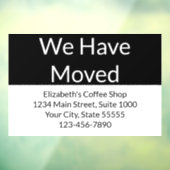 当社は事業発表を白黒に変更 ウィンドウサイン (シート3)