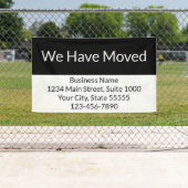 当社は事業発表を白黒に変更 横断幕 (インサイチュ)