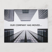 当社は住所の変更を移転した 案内ポストカード (正面)