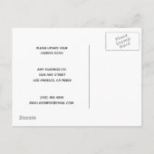 当社は住所の変更を移転した 案内ポストカード (裏面)