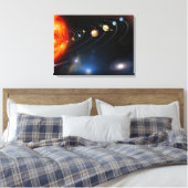 当社システムのデジタル生成太陽の画像 キャンバスプリント (インサイチュ (寝室))