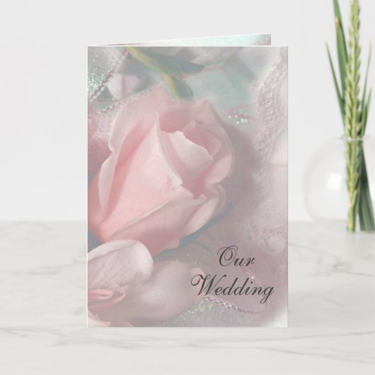 当社結婚の発表 案内状 (正面)