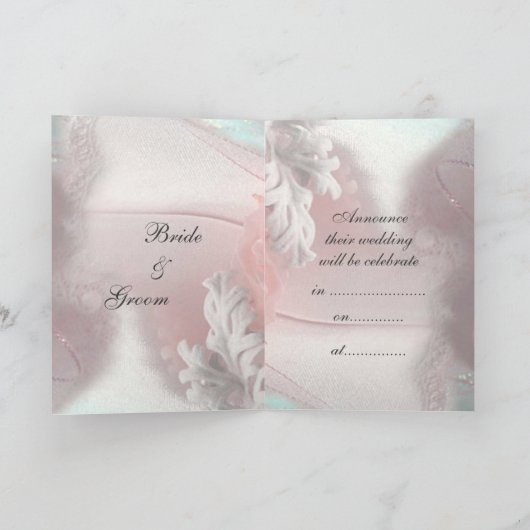 当社結婚の発表 案内状 (内部)