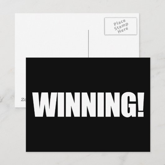 当選はがき ポストカード (正面/裏面)