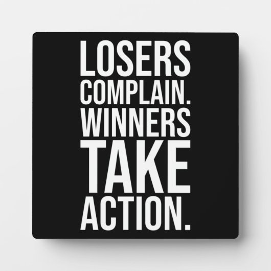 当選者の行動 フォトプラーク (正面)