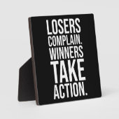 当選者の行動 フォトプラーク (正面)