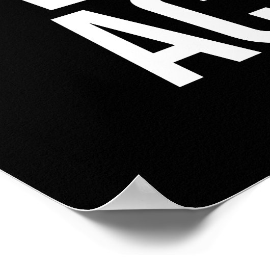 当選者の行動 ポスター (角)