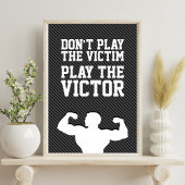 当選達成やる気を起こさせるタイポグラフィ引用文 ポスター