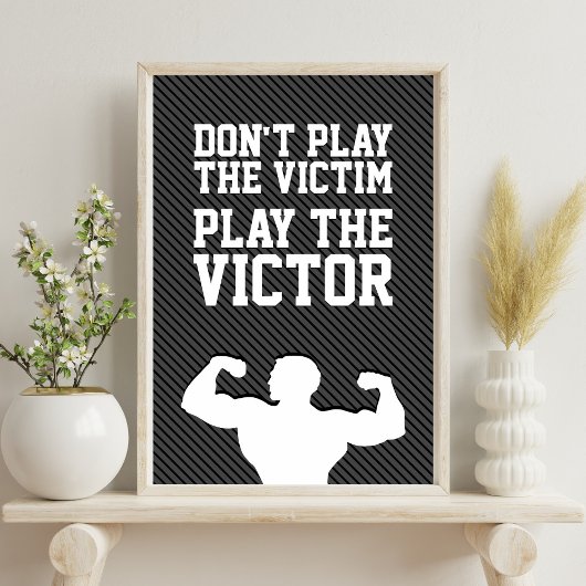 当選達成やる気を起こさせるタイポグラフィ引用文 ポスター