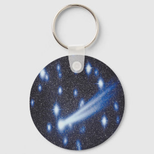 彗星および星のkeychain キーホルダー