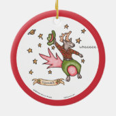 彗星のオーナメント セラミックオーナメント (裏面)