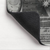 彗星の占星術のな図表 マウスパッド (コーナー)