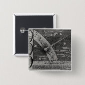 彗星の占星術のな図表 缶バッジ (正面&裏面)