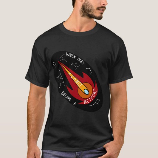 彗星はいつ流星になるのか エピックステッカー Tシャツ (正面)
