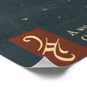 彗星アウグスブルク奇跡の本1552宇宙天文学 ポスター (角)