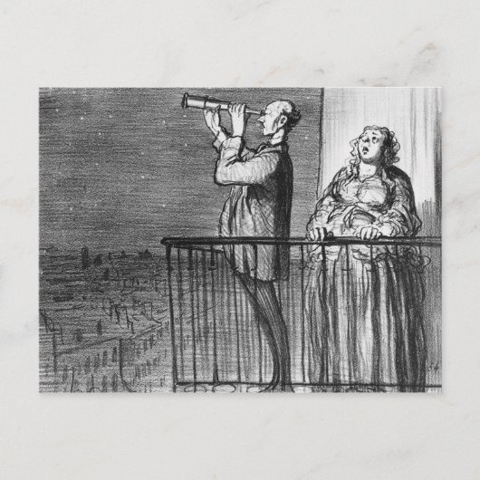 彗星パリジャンは増加する ポストカード (正面)