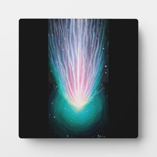 彗星レナード フォトプラーク (正面)