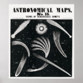 彗星地図 ポスター (正面)