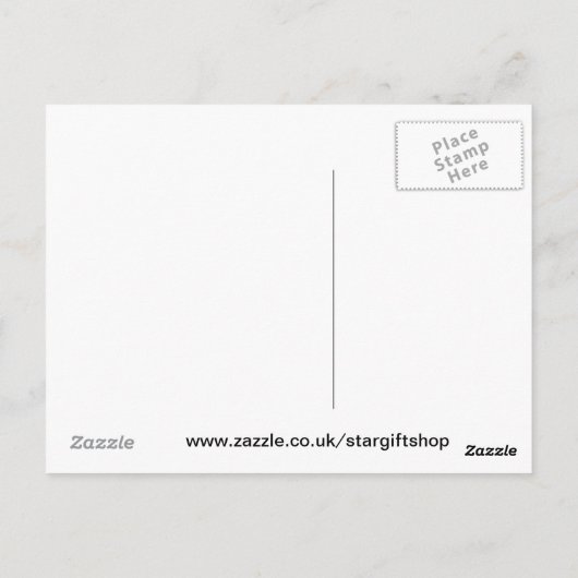 彗星嵐 ポストカード (裏面)