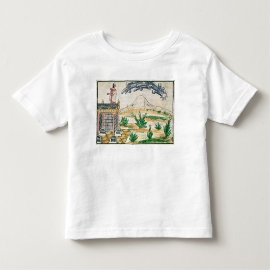 彗星1579年を見るMontezuma II トドラーTシャツ (正面)