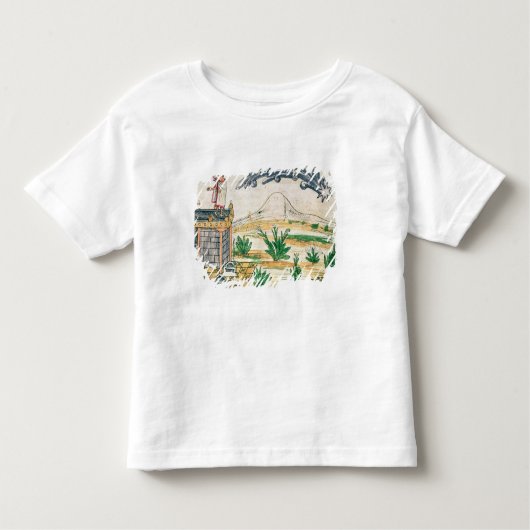 彗星1579年を見るMontezuma II トドラーTシャツ (正面)