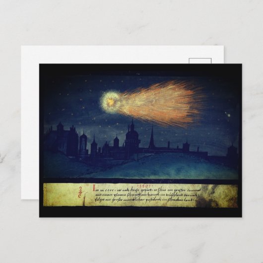 彗星 | ポストカード (正面/裏面)