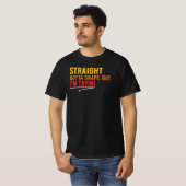 形から入るタイプじゃないけど面白くフィットネスやってみる Tシャツ (正面フル)