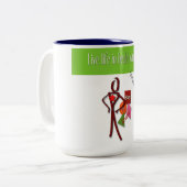 "形の滞在"のマグ ツートーンマグカップ (正面左)